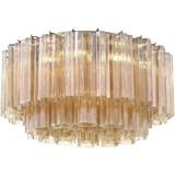 Somerville Lawn 7 Light Flush Mount 11.75 Inch Tall and 22.25 Inch Wide by BSH - 49-BEL-1364691