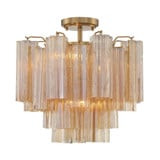 Somerville Lawn 4 Light 17.75 Inch Wide Flush Mount by BSH - 49-BEL-1295924
