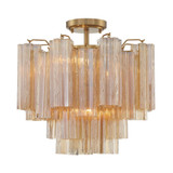 Somerville Lawn 4 Light 17.75 Inch Wide Flush Mount by BSH - 49-BEL-1295924