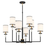 Townsend Valley 8 Light Chandelier 26 Inch Tall and 33.25 Inch Wide by BSH - 49-BEL-1366143
