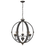 Jules 6 Light Medium Chandelier by Golden - 0892-6