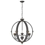 Jules 6 Light Medium Chandelier by Golden - 0892-6