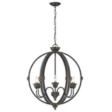Jules 6 Light Medium Chandelier by Golden - 0892-6