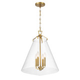 Jersey Field 4 Light Pendant 22.5 Inch Tall and 18 Inch Wide by BSH - 49-BEL-1366173