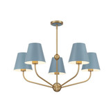 Thorntondale 5 Light Chandelier 12.5 Inch Tall and 28 Inch Wide by BSH - 49-BEL-1366184