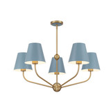 Thorntondale 5 Light Chandelier 12.5 Inch Tall and 28 Inch Wide by BSH - 49-BEL-1366184