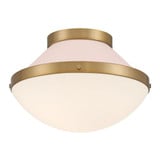 Blythe Dale 1 Light Flush Mount 8.25 Inch Tall and 12.25 Inch Wide by BSH - 49-BEL-1366182