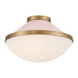 Blythe Dale 2 Light Flush Mount 10.5 Inch Tall and 16.25 Inch Wide by BSH - 49-BEL-1366183