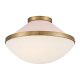 Blythe Dale 2 Light Flush Mount 10.5 Inch Tall and 16.25 Inch Wide by BSH - 49-BEL-1366183