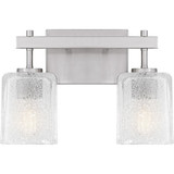Moray Lea 2 Light Bath Vanity 9.25 Inch Tall and 13.5 Inch Wide by BSH - 71-BEL-1363514