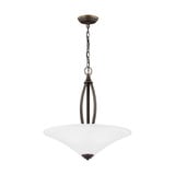 Bowling Green Hawthorns - Three Light Pendant - 73-BEL-1001847