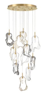Shelley North 40W 16 LED Chandelier 16.5 Inch Tall and 24 Inch Wide by BSH - 79-BEL-1365805