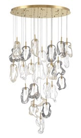 Shelley North 80W 33 LED Chandelier 16.5 Inch Tall and 39 Inch Wide by BSH - 79-BEL-1366074