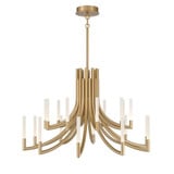 Blossom Green 80W 20 LED Chandelier 26.5 Inch Tall and 42 Inch Wide by BSH - 79-BEL-1366030