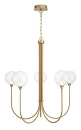 Sussex Fields 20W 5 LED Chandelier 36 Inch Tall and 34 Inch Wide by BSH - 79-BEL-1365665