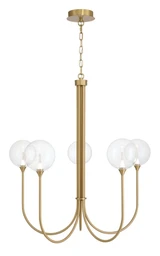 Sussex Fields 20W 5 LED Chandelier 36 Inch Tall and 34 Inch Wide by BSH - 79-BEL-1365665