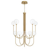 Sussex Fields 45W 10 LED Chandelier 48 Inch Tall and 40 Inch Wide by BSH - 79-BEL-1365730