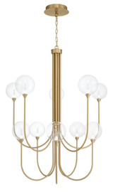 Sussex Fields 45W 10 LED Chandelier 48 Inch Tall and 40 Inch Wide by BSH - 79-BEL-1365730