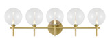 Sussex Fields 20W 5 LED Bath Vanity 10.25 Inch Tall and 35.38 Inch Wide by BSH - 79-BEL-1365729