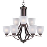 Axis 9 Light Large 2 Tier Chandelier by Maxim - 11226F