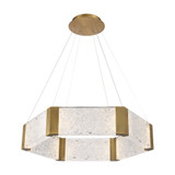 Bosworth Square 1 LED Light Large Chandelier by BSH - 465-BEL-970518