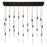 Ann Dene 23 LED Light Cluster Linear Chandelier by BSH - 465-BEL-970554