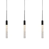 Ann Dene 3 LED Light Cluster Linear Chandelier by BSH - 465-BEL-970552