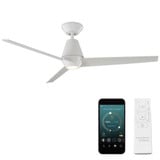 Wimborne Broadway 52 Inch  3 Blade Downrod Ceiling Fan with LED Light by BSH - 465-BEL-989475