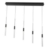 Ann Dene 5 LED Light Cluster Linear Chandelier by BSH - 465-BEL-970553