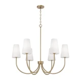 Averitt 6 Light Chandelier 33.25 Inch Tall and 37.25 Inch Wide by Capital - 455261