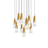 Amber Mead 102.7W 13 LED Light Large Pendant by BSH - 465-BEL-1344189
