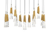 Amber Mead 110.9W 14 LED Light Small Pendant by BSH - 465-BEL-1344190