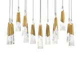 Amber Mead 110.9W 14 LED Light Small Pendant by BSH - 465-BEL-1344190