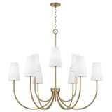 Averitt 9 Light Chandelier 39.5 Inch Tall and 46 Inch Wide by Capital - 455291