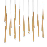 Brendon Meadow 23 LED Light Cluster Linear Chandelier by BSH - 465-BEL-880603