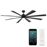 The Royd 8 Blade Ceiling Fan with Light Kit 84 Inch W by BSH - 465-BEL-1344314