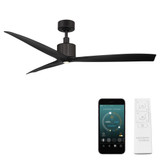 Broadfield Quadrant 3 Blade Ceiling Fan with Light Kit 13.8 x 60 Inch  by BSH - 465-BEL-1338772