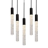 Ann Dene 5 LED Light Small Round Chandelier by BSH - 465-BEL-970546
