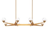Rosehill Parc 8 LED Light Small Linear Chandelier by BSH - 465-BEL-1107060