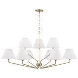 Chadwick 9 Light Chandelier 22.25 Inch Tall and 45 Inch Wide by Capital - 456691