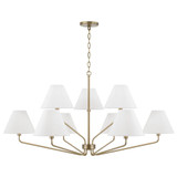Chadwick 9 Light Chandelier 22.25 Inch Tall and 45 Inch Wide by Capital - 456691