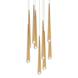 Brendon Meadow 9 LED Light Small Round Chandelier by BSH - 465-BEL-880609