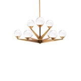 Rosehill Parc 9 LED Light Medium Chandelier by BSH - 465-BEL-1107058