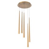 Brendon Meadow 5 LED Light Small Round Chandelier by BSH - 465-BEL-880608