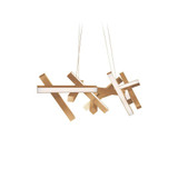 Forth Croft 11 LED Light Medium Linear Chandelier by BSH - 465-BEL-970507