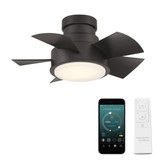 Cranford Laurels 5 Blade Flush Mount Ceiling Fan with Light 26 Inch W by BSH - 465-BEL-878530