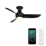 Heol Barri 44 Inc 3 Blade Flush Mount Ceiling Fan and Light Kit by BSH - 465-BEL-1105567