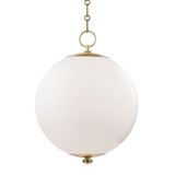 Sphere No.1 1 Light Large Pendant by Hudson Valley - MDS701