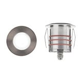 4W 1 LED Round Beveled Top Inground Indicator Light 3.13 Inch Tall by BSH - 156-BEL-1368036
