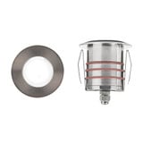 4W 1 LED Round Beveled Top Inground Indicator Light 3.13 Inch Tall by BSH - 156-BEL-1368036